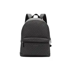 Michael Kors MK Cooper Monogram Vintage PVC Backpack, Large, Men’s, Black