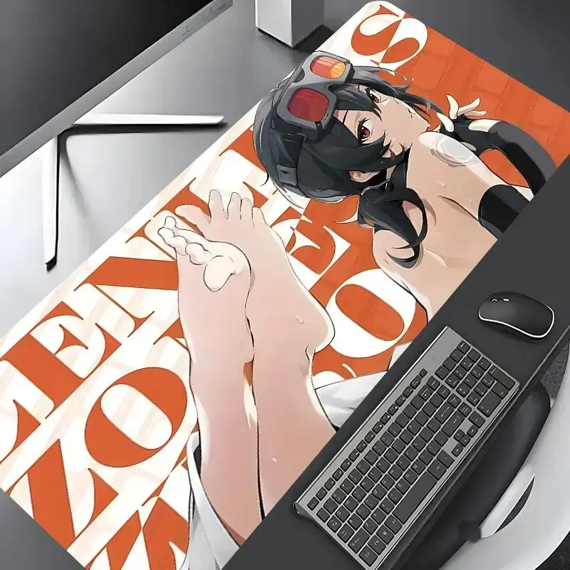 Anime Character Pattern Mouse Pad, Rectangle Gaming Mouse Pad, Non-slip Rubber Base Keyboard Mat for Home Office Desk, Desk Accessories Extended Large Gaming Desk Mouse Pad, Gaming Desk Accessory