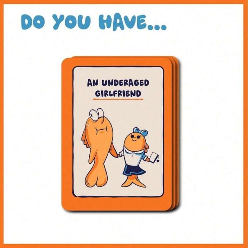 Interactive Go Fish Card Game Family Fun The Little Defeats In Life New Prank Gift for Kids Adults