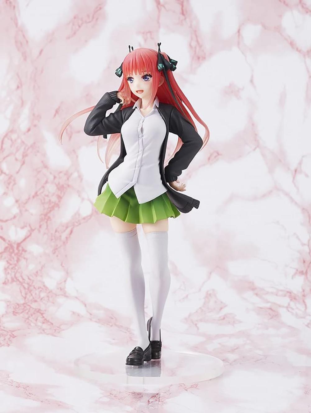 Anime Figure Nakano Nin Nakano Ichika Itsuki action figure JK School Uniform Girl nakano miku figurine Collection Anime gift