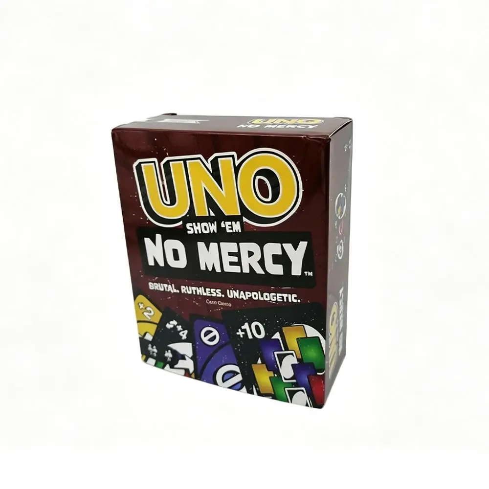 Uno Brutal Edition Card Game, Family Party Interactive Board Game, Hardcore Version, Supports 2-10 Players, Fun and Competitive Gameplay, Card Games for Families