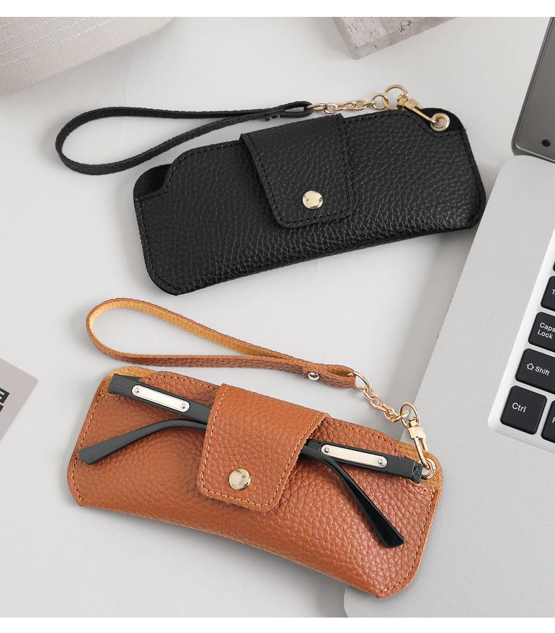 Sunglasses Case with Wrist Strap – Hard Shell Protective Eyewear Pouch, Portable Travel Glasses Holder, Pressure Resistant Storage Bag for Women Men