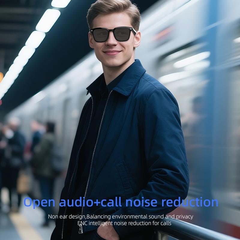 LIFEBEE Smart Shooting Glasses, Wireless Smart Glasses, Ai Smart Glasses, 5MP HD Camera Glasses with Voice Interaction, Real-time Translation Glasses, Smart Glasses for Enhanced Viewing Experience, Wearable