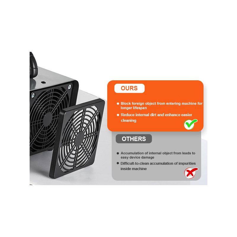 VEVOR Ozone Generator, 36000mg/h Ozone Machine Odor Remover, High Capacity Commercial/Industrial Ozone Generator Machine, Home Air Ionizers Deodorizer with 0-120 min Time Setting for Rooms, Cars, Pets