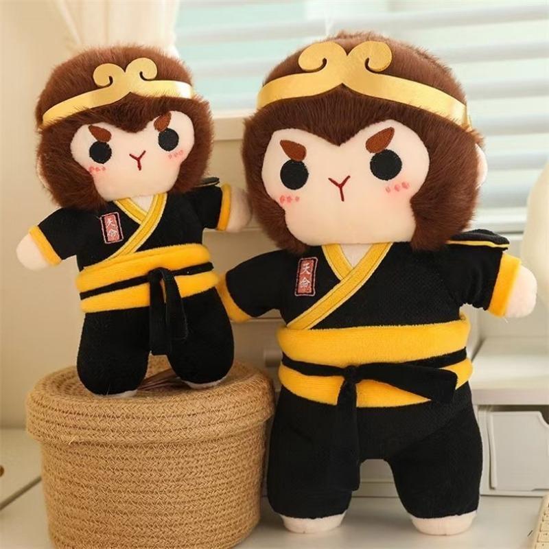 Cute Wukong Sun Wukong doll plush toy Qitian Dasheng monkey children's doll birthday gift