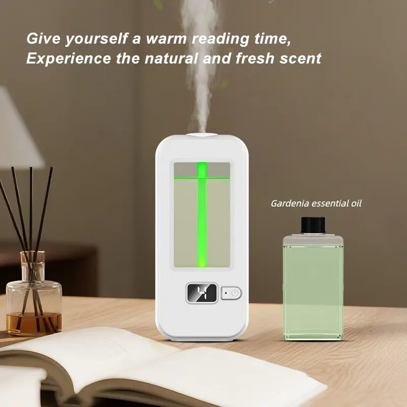 2026 New Smart Aromatherapy Diffuser, Essential Diffuser, 6 Spray Modes + Timer, Ideal for Hotel/bedroom/bathroom, Long-Lasting Fresh Air, Desktop/wall Mount, Romantic Night Light, Perfect Gift