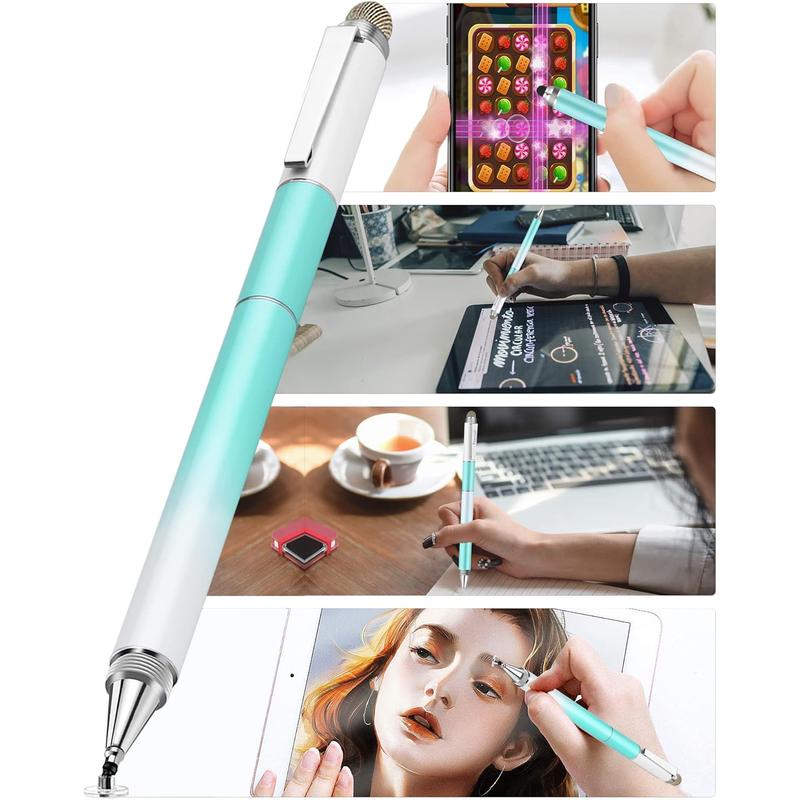 Capacitive Stylus Pen (4 in 1),Universal Touch Screens Stylus Pen for iPad/Pro//Android Phone//Fire/Tablets and  Capacitive Touch Screens-Dream Blue