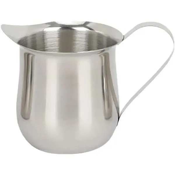 60ml Stainless Steel Bell Creamer Milk Cream Frothing Pitcher Coffee Pouring Cup Espresso Steaming Pitchers Cream Pour Spout for Cafes