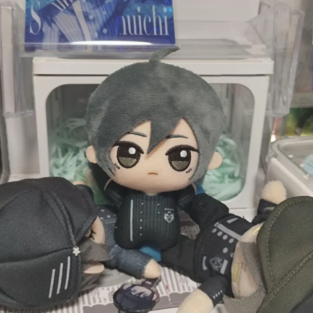 10cm Danganronpa Saihara Shuichi Cotton Doll Body Dress Up Clothing cute Soft Toy Figures Fans Collection Gifts
