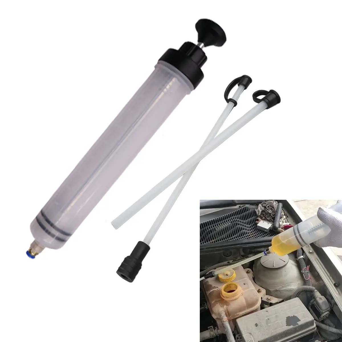 Oil Fluid Extractor Filling Oil Change Syringe Bottle Transfer Automotive Fuel Extraction Pump Oil Extractor Pump Hand Tool