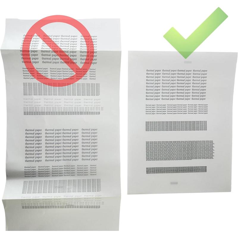 200 pages, BPS free, thermal printer paper 8.5 x 11, letter, folded, continuous, perforated, quick dry for pen, . For , Peripage, Munbyn, Jadens, Hprt, (lasting 3 )