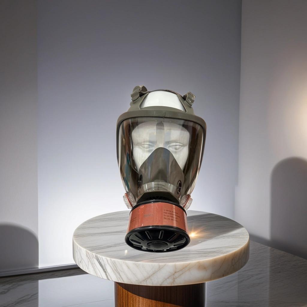 Reusable Anti-Fog Toxic Gas Mask with Filter, Full Face Protection for Painting, Chemicals, DIY, Woodworking, Construction, Sanding, Respirator Mask