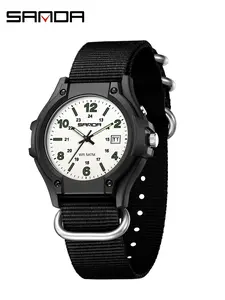 New Sida Watch, Night Glow Nylon Casual Sports Quartz Watch, Hot Selling Simple Design, Trendy Timepiece for Everyday Use