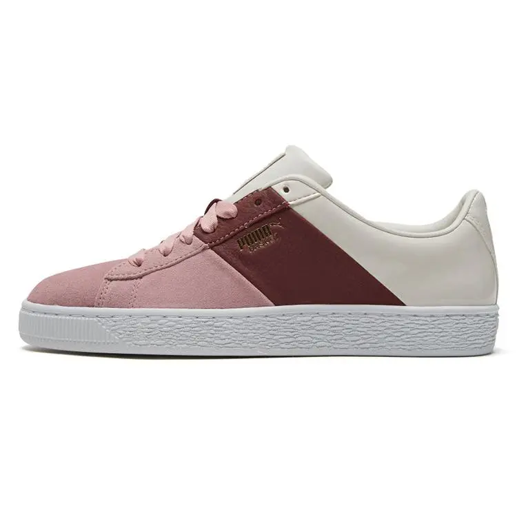 PUMA Basket Remix Leather Retro Casual Low-Top Sneakers 369956-01