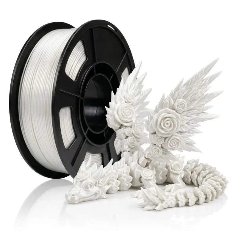 Premium Silk Pla Filament 250g, 1.75mm Uniform Diameter, Less Clogging, 3D Printing Filament for Art Craft Model