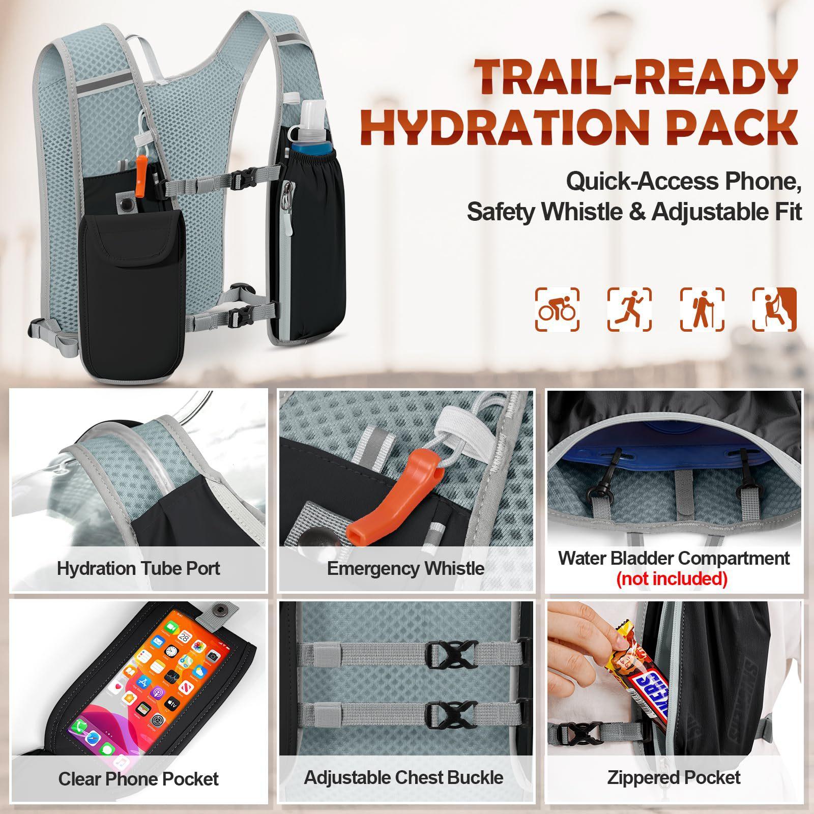 Outdoor cycling backpack, running sports fitness backpack, bicycle hydration backpack