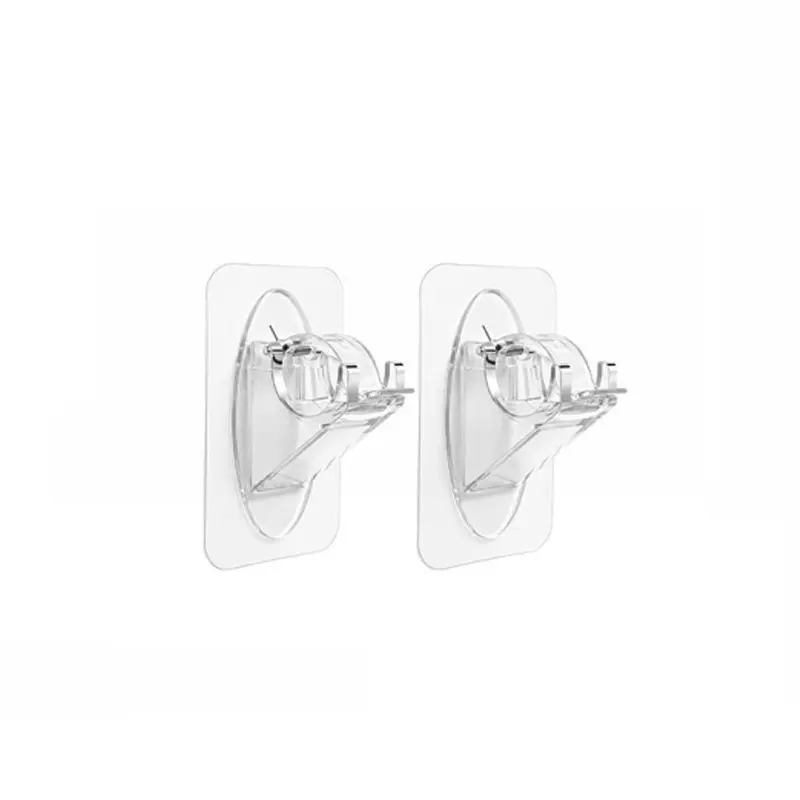 No-Drill Curtain Rod Bracket, Self-Adhesive Curtain Rod Holder, Easy Installation, Durable Design, No Drilling Required, Simple Setup