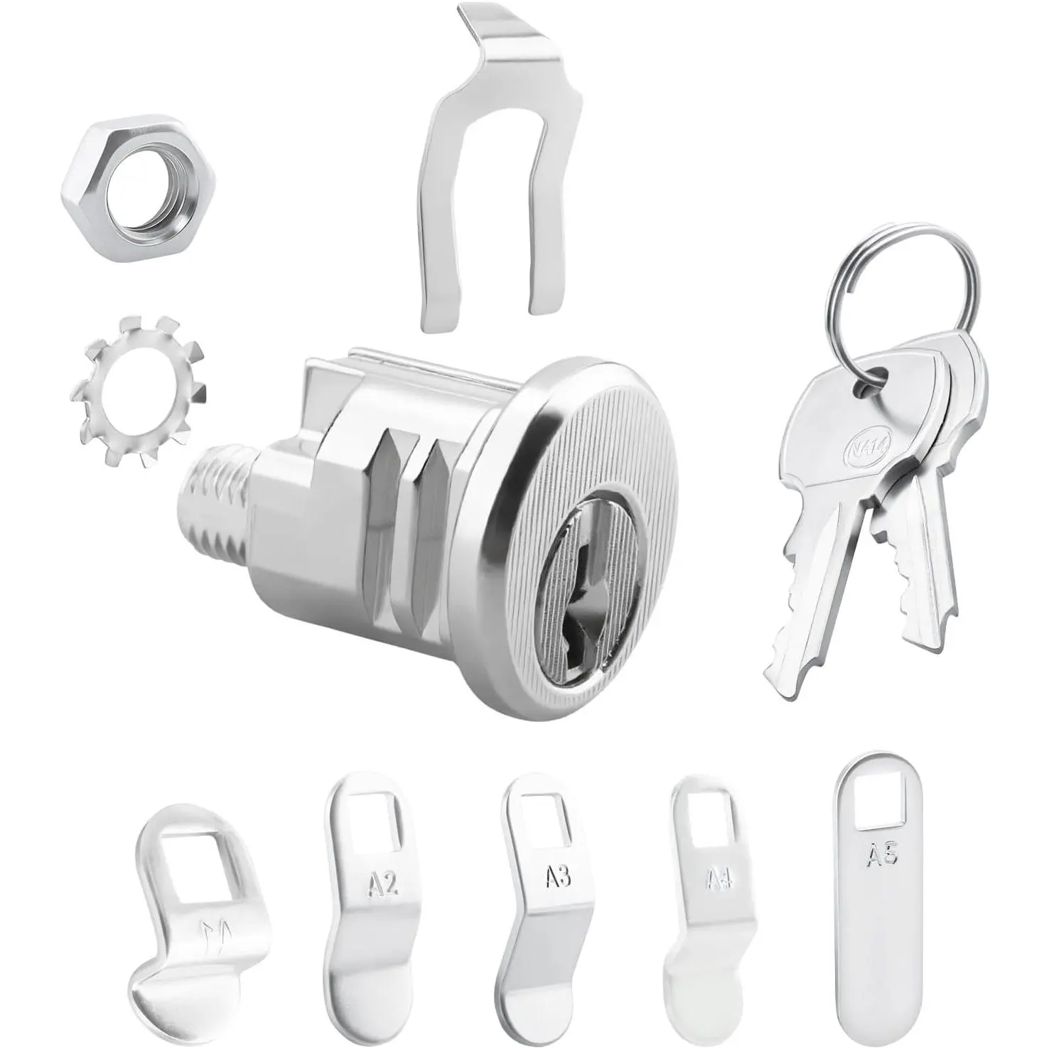 Mailbox Lock Fit with Cutler-Federal Mailboxes Lock, 1-9/16 in. Cam