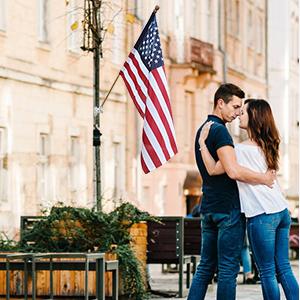 Stainless Flag Pole Holder,Wall & Estate Flag Pole Bracket, Flag Pole mounting Bracket 2 Positions for 1" Flag Pole (Silver)