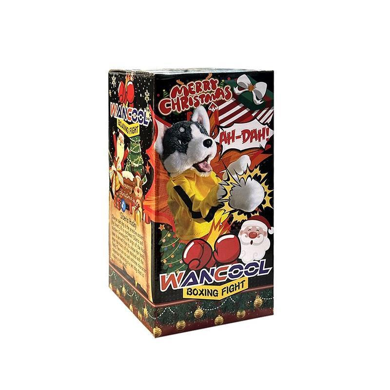 Wancool Yellow Martial Arts Costume Husky Dog Hand Puppet - Soft Plush Kids' Toy for Interactive Storytelling, Educational Role-Play, Christmas Gift with Christmas Gift Box