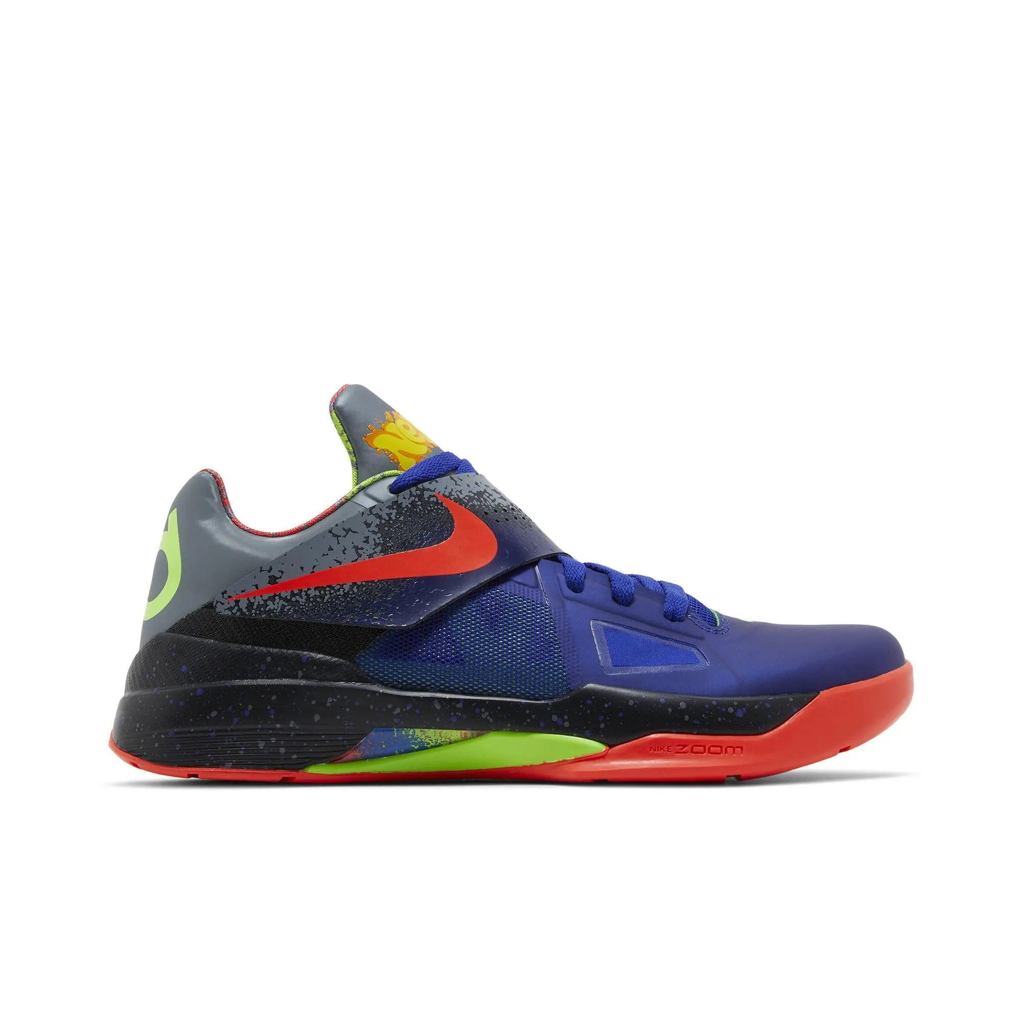 Nike Zoom KD 4 'Nerf' 2024 (Unisex) Concord/Bright Crimson/Black/Cool Grey/Green Strike basketball shoes FQ8180 400