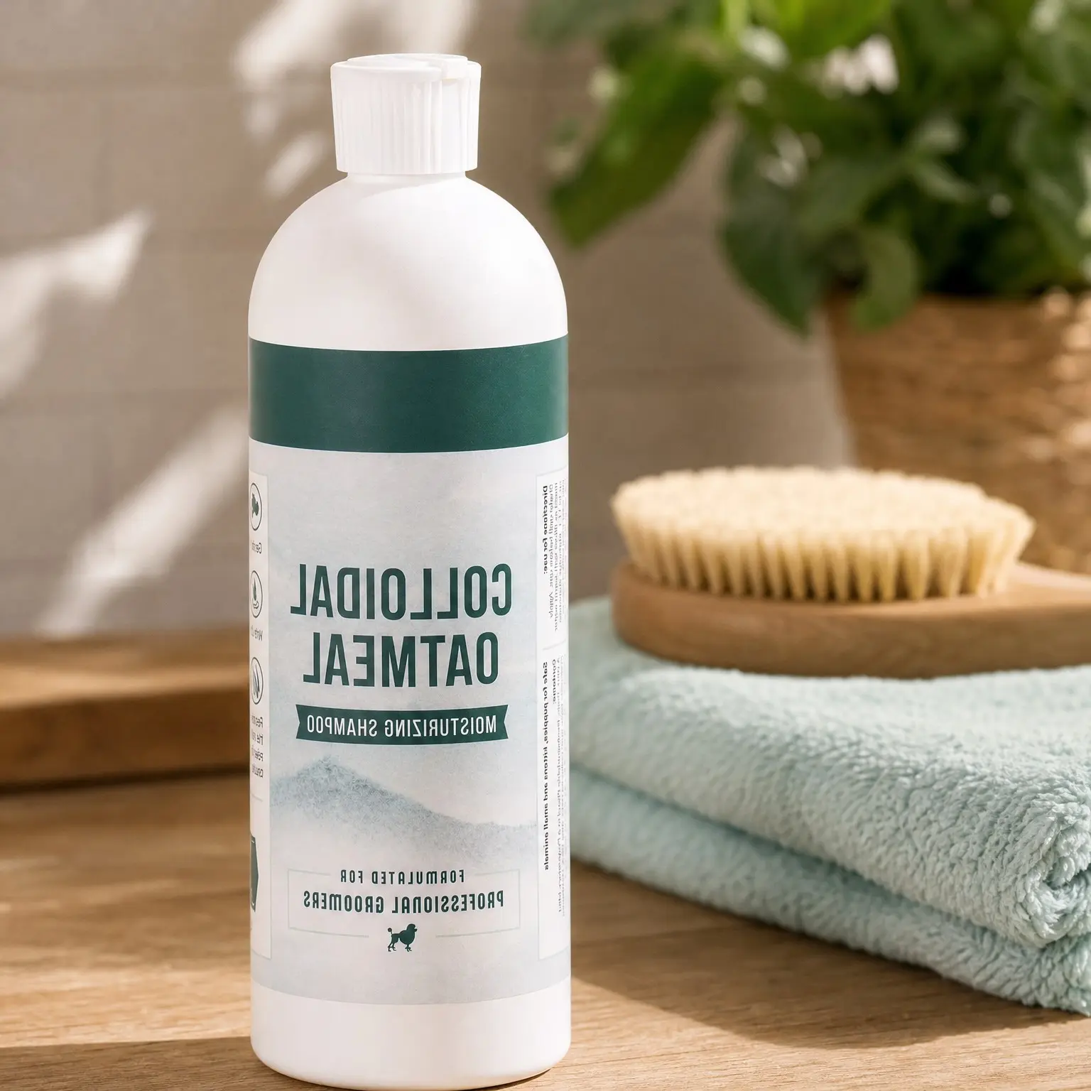 Colloidal Oatmeal Ultra Concentrated Dog Shampoo for Pets, Makes up to 1.5 Gallons, Natural Choice for Professional Groomers, Relieves Itching, Made in USA, 16 ozGift