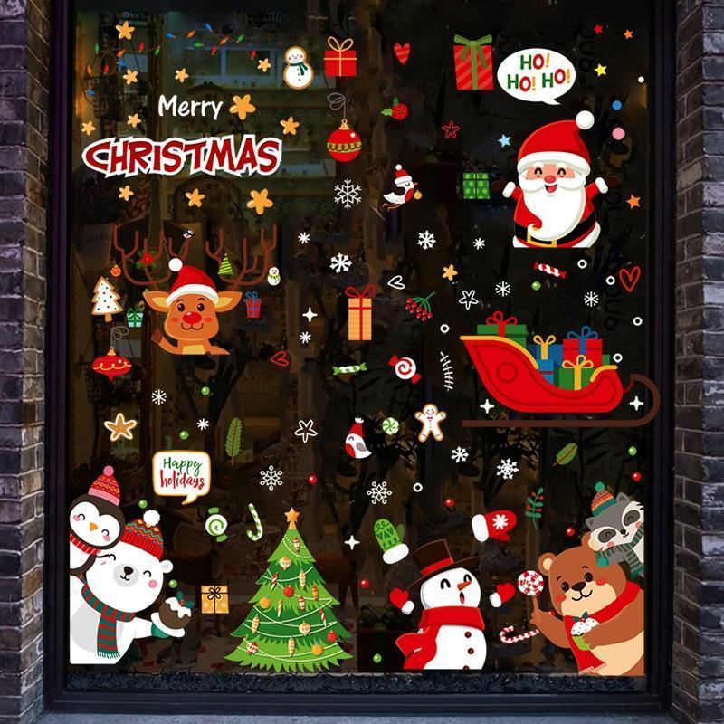 Christmas Wall Window Stickers Marry Christmas Decoration For Home 2024 Christmas Ornaments Xmas Navidad Gift New Year 2025 Christmas Wall Window Stickers Marry Christmas Decoration For Home 2024 Christmas Ornaments Xmas Navidad Gift New Year 2025
