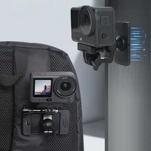 Multi-Functional Sports Camera Magnetic Quick-Detach Backpack Clip, Universal Backpack Mount for Dji Action2/3/4/5pro/6, Insta360 Cameras
