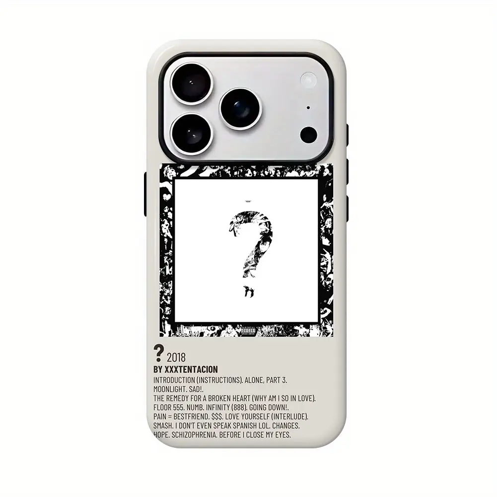 XXX TENTACION Tribute Rapper Phone Case, Rapper Album Phone Case, Case for Iphone