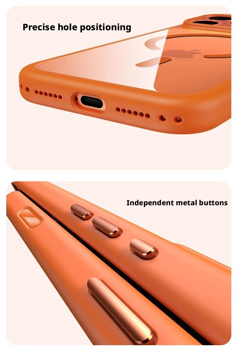 Transparent magnetic case for iPhone 17 Pro Max, full protection for the 17 lens, anti-drop protective cover, foreign trade