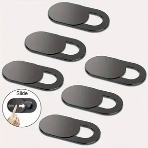 6-Pack Phone & Computer Lens Covers, Camera Privacy Shields, Network Webcam Protection, Essential Accessories for Device Security