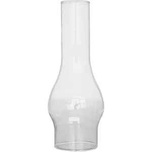 Small Oil Lamp Chimney 2 1/8 Inch Base by 7 1/8 Inch Height Kerosene Lamp Shade Tall Hurricane Lamp Glass Replacement Classic Long Design Fit Small Oil Lamps
