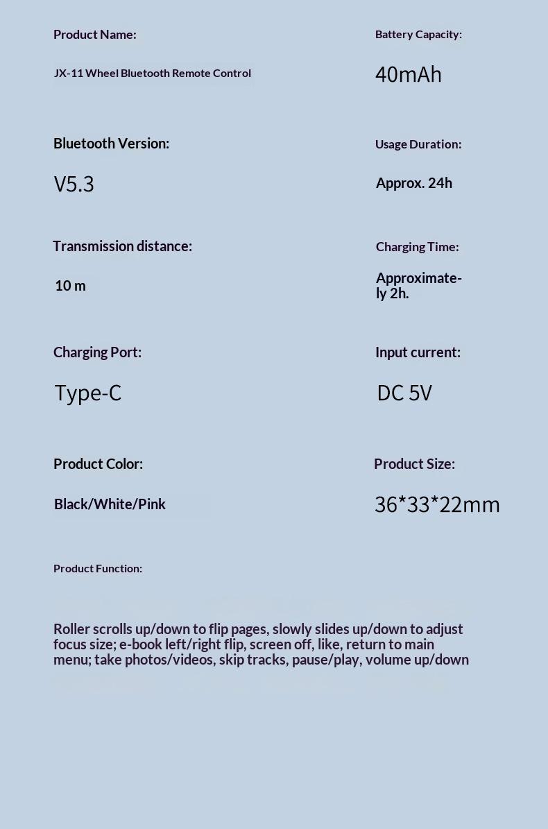 Bluetooth Ring Mouse Charging Case Multi-Function Touch Mini 2.4G Wireless Smart Remote Control Special Lazy People Computer