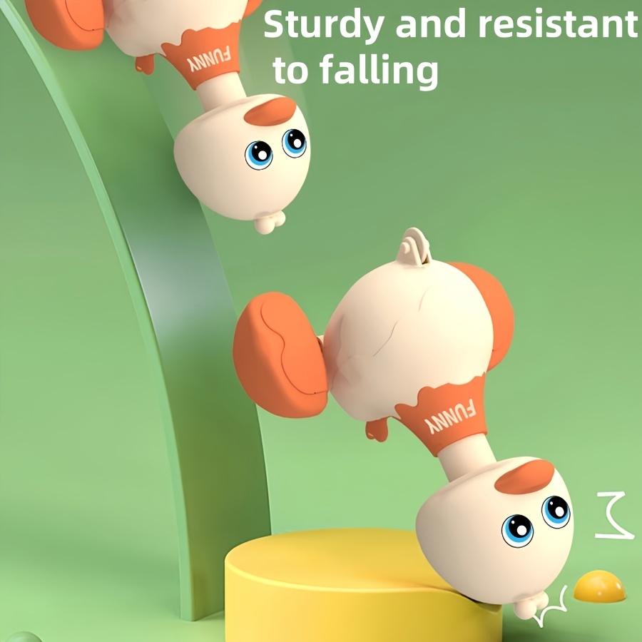 1-piece set, press-and-rock duckling toy car, educational toy car, no batteries required, runs with a single press, no batteries needed, Christmas and birthday party gift