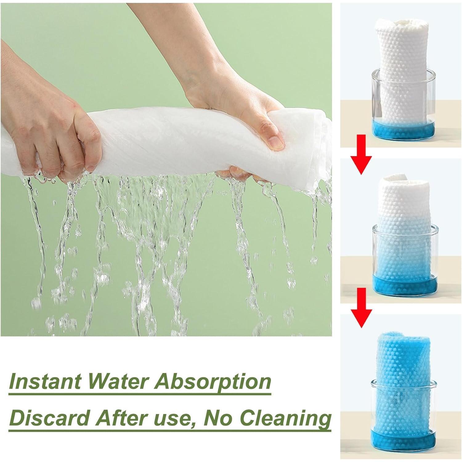 Disposable Bath Towels, 10 Pack 55" x 27.5" Ultra Soft, Quick Dry Disposable Towel, Portable Travel Towel for Hotel Camping Beach Swimming Gym Sauna , Personal Care Pet Towels