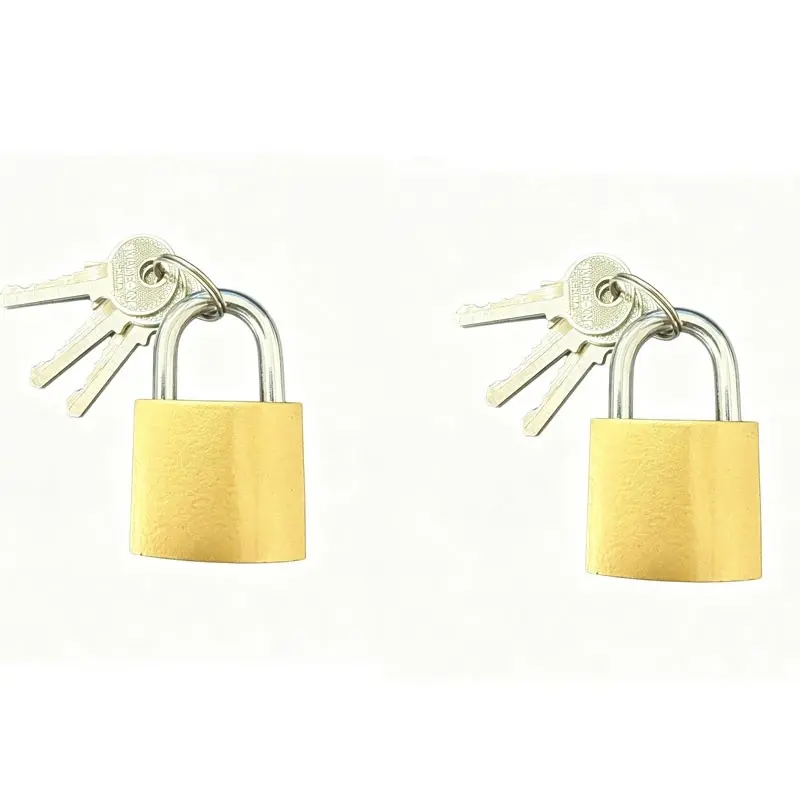 2 PCS Waterproof Small Keyed Padlocks, Metal Luggage Locks with Keys, Storage Cabinet Locks. Ideal for Backpacks, Storage Boxes, Travel Bags & Locker Cabinets.