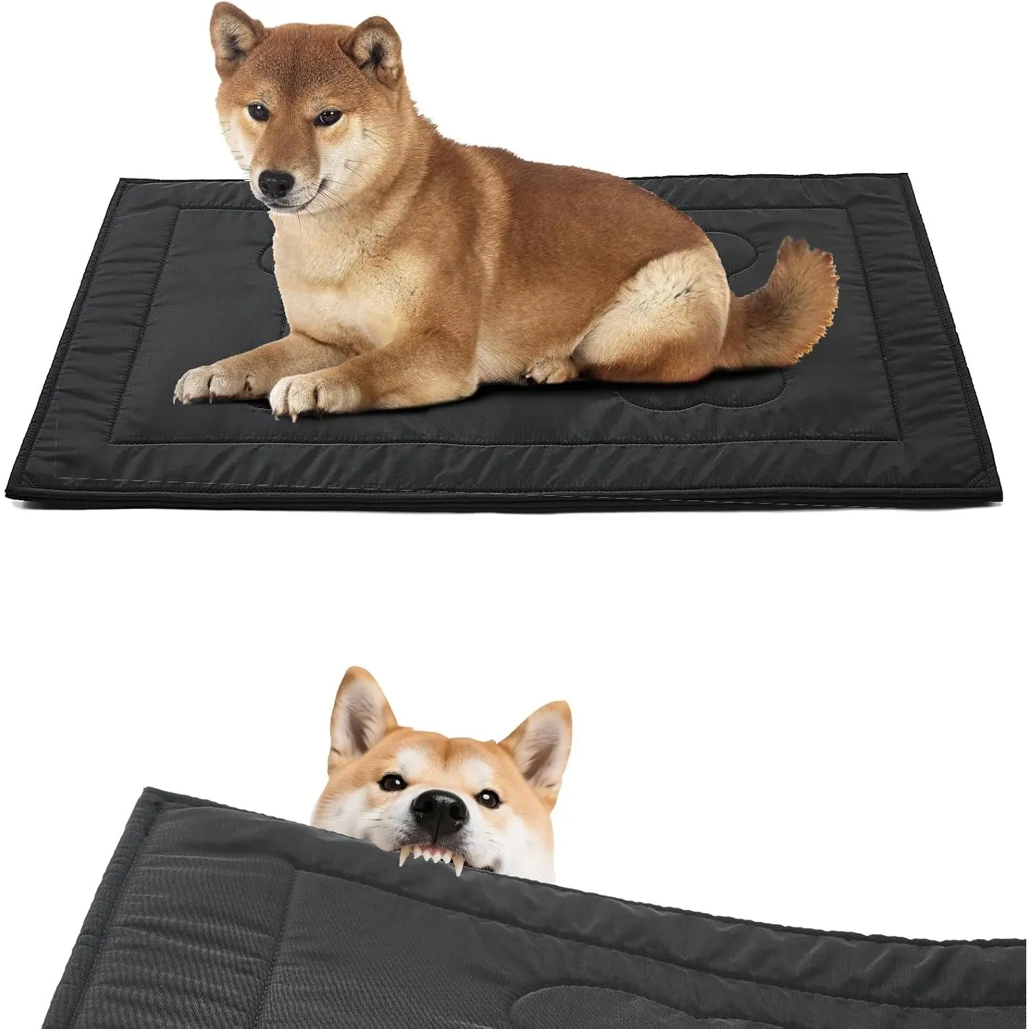 Proof  Crate Pad - Indestructible Durable  Bed for Aggressive Chewers, Machine Washable &  Indoor Outdoor Tough Kennel Pad for Small Dogs (X-Small (17"x23"))