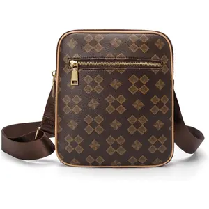 Men Small Shoulder Bag Crossbody Bag Travel Sling Bag Fashion Business Handbag Casual Messenger Bag