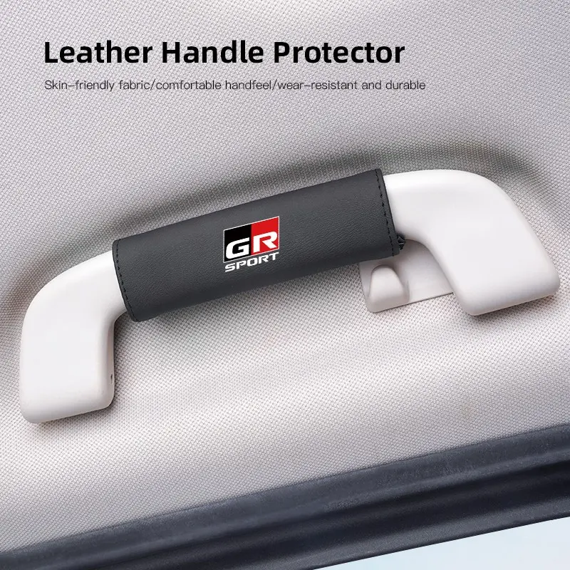 Car Roof Handle Protective Cover Cars Interior Accessories For GR Sport Gazoo Racing Yaris 86 Corolla Hilux Supra C-HR