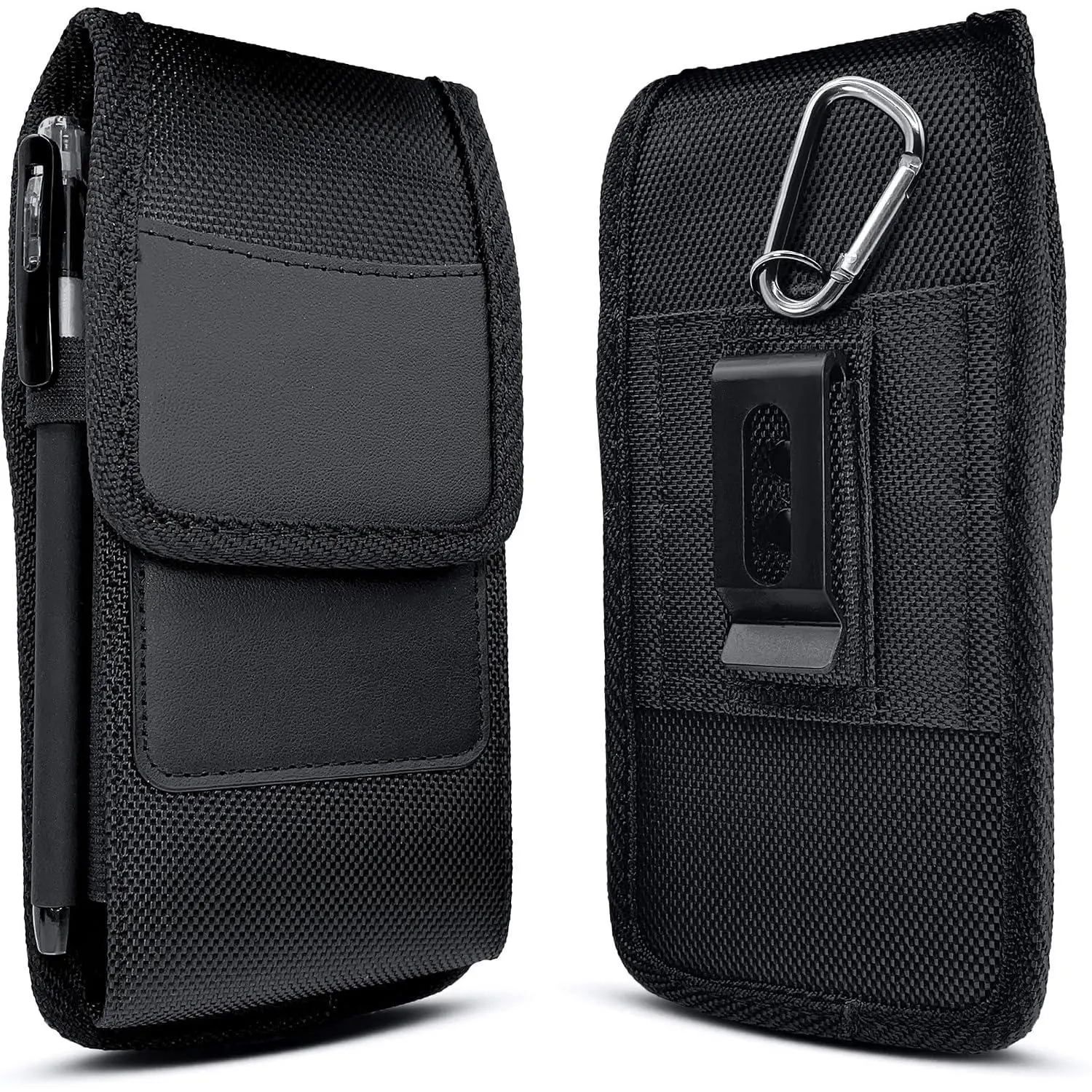 Holster for Galaxy Ultra S25 S24 S23 S22 S21 Note 20, Cell Phone Belt Holder Case with Belt Clip ID Card Slot Carrying Pouch (Fits  Ultra with Case )