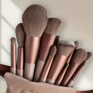 Professional Makeup Brush Set, Cosmetic Brush Set, Includes Foundation Brush, Eyelash Brush, Brow Brush, Eyeshadow Brush, Christmas Halloween Thanksgiving Gift, Makeup Blending Brushes--wb
