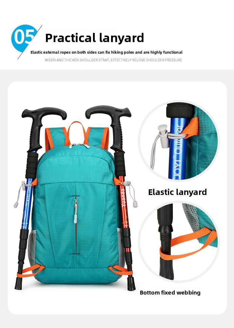 Sports Backpack Lightweight Travel Portable Folding Bag Men and Women Outdoor Mountaineering Bag Hiking Waterproof Backpack