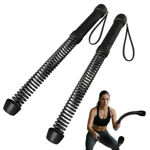 Cordless Battle Ropes (2-Pack) Portable Workout Ropes for HIIT Workouts,Cardio & Muscle Training,Low-Impact Cardio Training,Home Gym Equipment for Men & Women