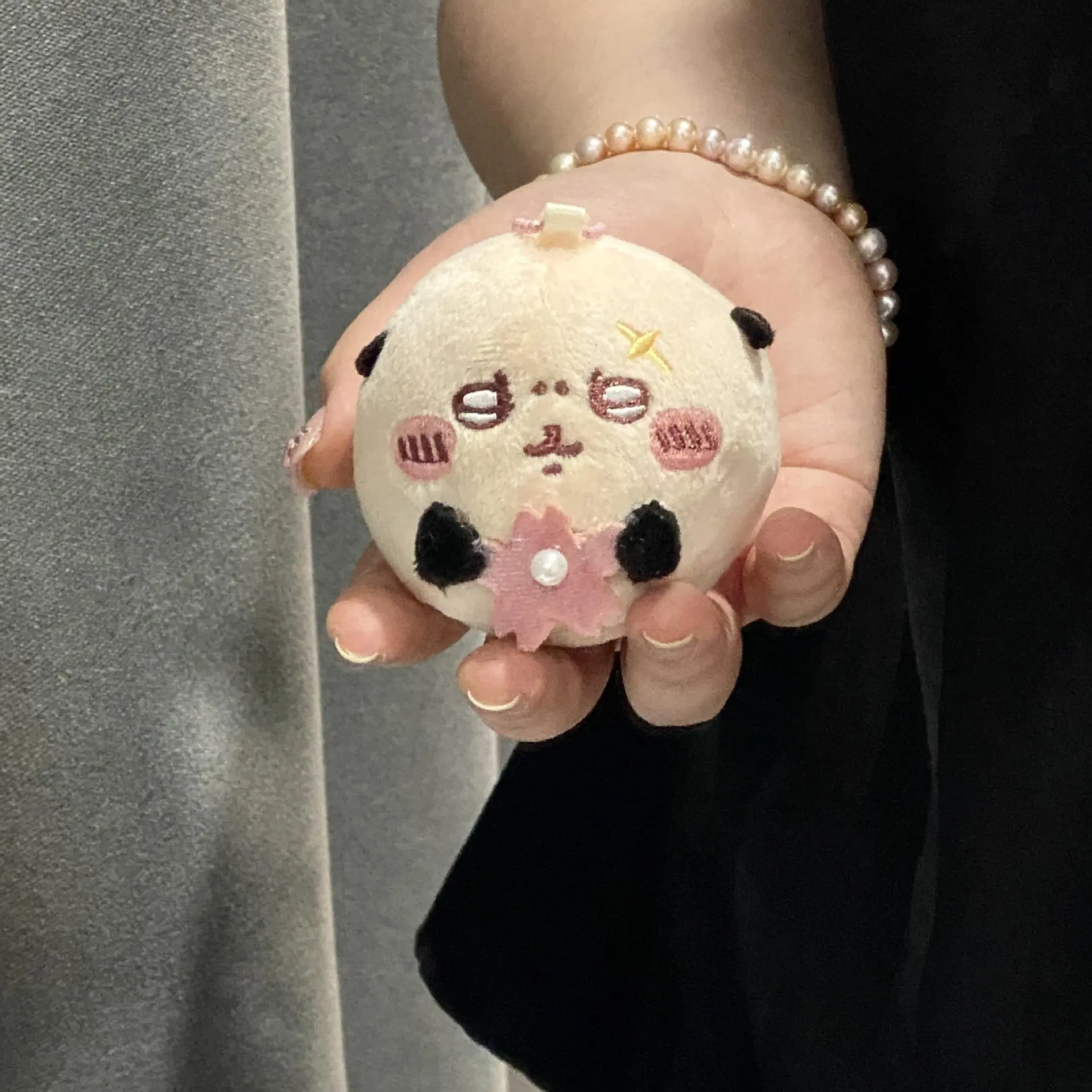 jiyi Sakura Daifuku Cute Plush Pendant Usagi Hachiware Momonga Rakko Creative Doll Plush Doll Toy Friend Gift