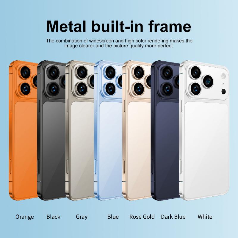 17promax Andirond phones A17 PRO MAX Android Smartphone, 6.9 Inch Dual 8MP+20MP Cameras, Long-Lasting 4400mAh Battery, Fast Charging, OTG Function, Facial Recognition Unlocking, 8GB RAM +128GB ROM, 4G Network, Unlock Cellphone smart phone b