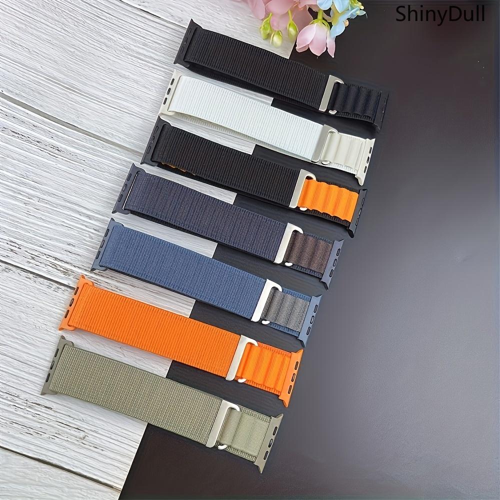 5-Pack Plastic Head C Buckle Nylon Watch Bands for Apple Watch – Alpine Loop Strap 38–49mm (Series 1–10, SE, Ultra/Ultra 2)