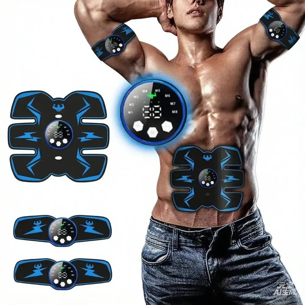 ABS Stimulator, Abdominal Machine, Home Fitness Training Equipment for Abdominal Training, Strength Training Exercise Equipment for Men and Women, Stim Tool
