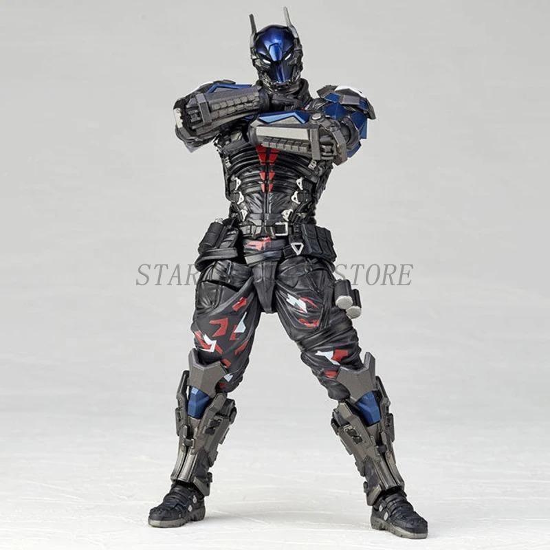 17cm AMAZING YAMAGUCHI Arkham Knight Action Figure PVC 024# Collectible Doll Ornaments Movable Bruce Wayne Figurine Model Toys