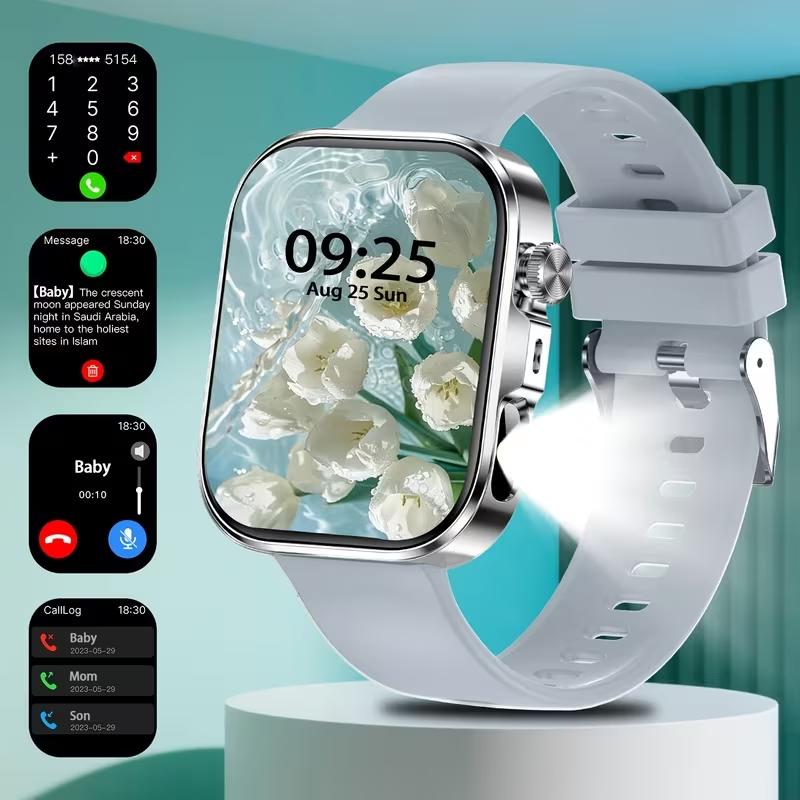 Sports Smartwatch for Men Women - Health Fitness Smartwatch, 2026 New, Wireless Connection & Answer/Make Call, Pedometer & Fitness Tracker, Steps/Calories Counter, Multiple Sports Modes for Outdoor Sports, Message Reminder & Information Alerts