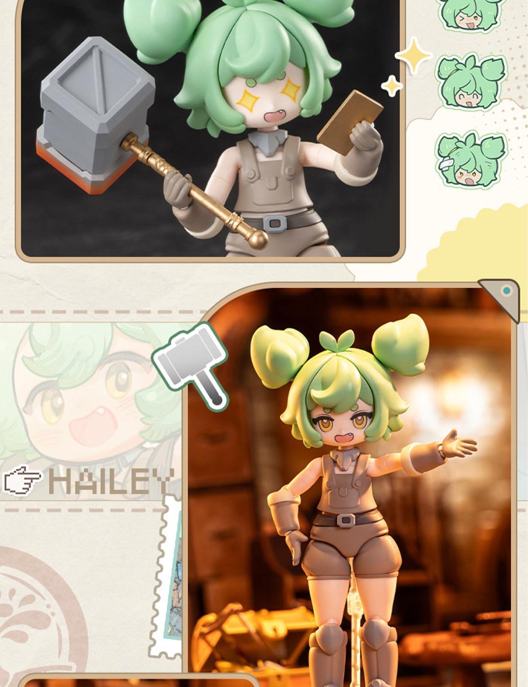 Pr Production Travel Account Of Different Worlds 03 Haley Smith Action Figure Q Edition Collectible Original Model Statue Gift